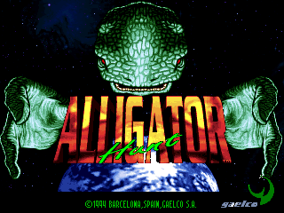 Alligator Hunt (unprotected) Title Screen